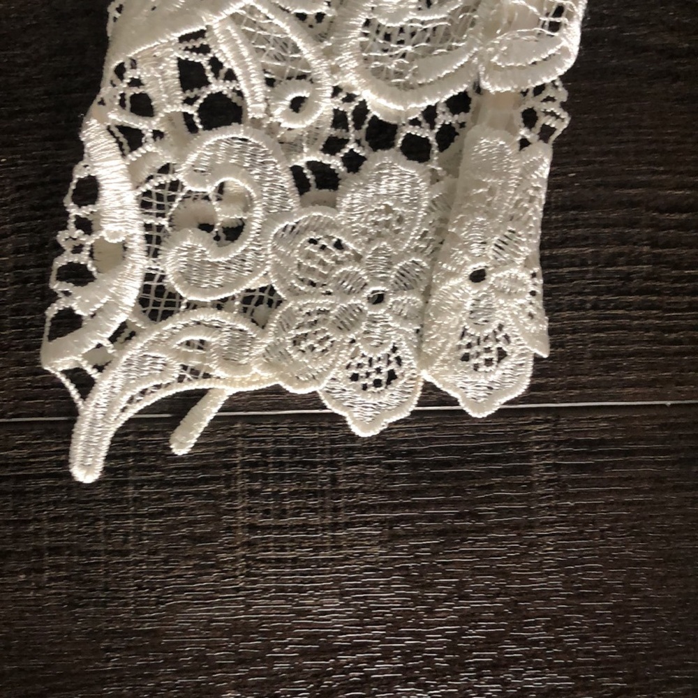 NWT DRESS THE POPULATION Lace Dress (S) - Ivory - Picture 4 of 14